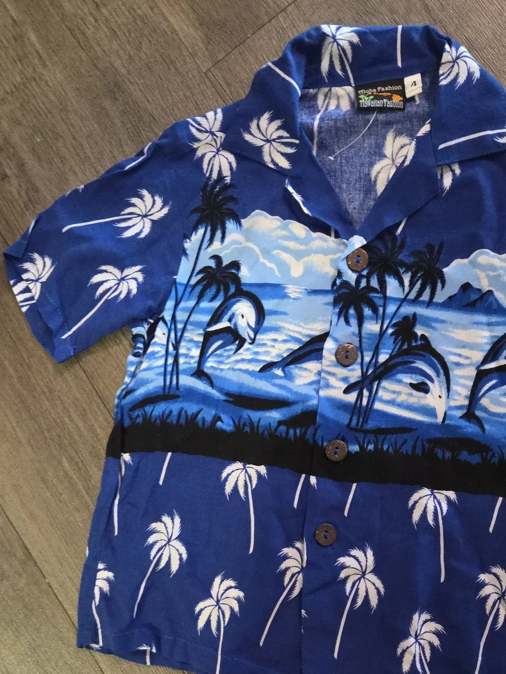 Hawaiian Boys 2-Piece Set (Dolphins)